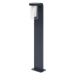 Ledvance Smart+ Wi-Fi LED Sockellampe Cascade Dunkel Grau Außenbeleuchtung 10W 420lm - 830 Warmweiß | 80cm - RGBW - Dimmbar
