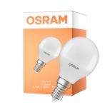 Osram Classic LED E14 Kugel Matt 3.3W 250lm - 840 Kaltweiß | Ersatz Für 25W