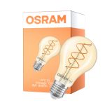Osram Vintage 1906 LED Classic Slim E27 Birne Fadenlampe Gold 8W 806lm - 922 Extra Warmweiß | Höchste Farbwiedergabe - Dimmbar - Ersatz Für 60W