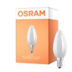 Osram LED Classic E14 Kerze Fadenlampe Matt 1.2W 255lm - 827 Extra Warmweiß | Ersatz Für 25W