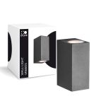 D'Lite Wandleuchte Vrebos Aluminium Schwarz Up & Down | IP54 - Geeignet Für 2x GU10