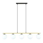 Emibig Pendelleuchte Allora Stahl Schwarz | Geeignet für 5x E14 - Max 10W