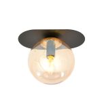 Emibig Deckenleuchte Plaza Stahl Schwarz | Geeignet für 1x E14 - Max 10W
