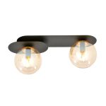 Emibig Deckenleuchte Plaza Stahl Schwarz | Geeignet für 2x E14 - Max 10W