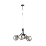 Emibig Pendelleuchte Nova Stahl Schwarz | Geeignet für 4x E14 - Max 10W