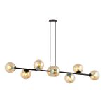 Emibig Pendelleuchte Rossi Stahl Schwarz | Geeignet für 8x E14 - Max 10W