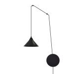 Emibig Pendelleuchte Abramo Stahl Schwarz | Geeignet für 1x E27 - Max 15W