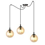 Emibig Pendelleuchte Gigi Stahl Schwarz | Geeignet für 3x E14 - Max 10W