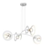 Emibig Pendelleuchte Euforia Stahl Weiß | Geeignet für 4x E27 - Max 15W