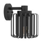 Eglo Wandleuchte Selinus Stahl Schwarz | IP65 - Geeignet für 1x E27