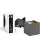 D'Lite Wandleuchte Nova Aluminium Schwarz Up & Down 4.9W 480lm - 830 Warmweiß | IP54 - Verstellbarer Abstrahlwinkel