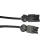 Noxion GST - Kompatibel Verlängerungskabel Schwarz - Männlich + Weiblich - 2m - 3 pole 1,5mm2