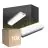 Multipack 10x Bright Choice LED-Wand- und Deckenleuchte Schwarz 3W 280lm - 830 Warmweiß | IP66