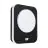 Eglo Wandleuchte Madriz Aluminium Schwarz 3W 370lm - 830 Warmweiß | IP44 - Bewegungssensor