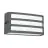 Eglo Wandleuchte Camarda Aluminium Anthrazit | IP54 - Geeignet für 1x E27