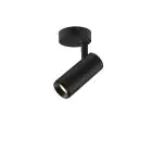 SLV Numinos Spot Phase S Deckenleuchte Aluminium Schwarz 10.42W 1020lm 60D - 930 Warmweiß | Höchste Farbwiedergabe - Dimmbar 