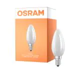 Osram LED Classic E14 Kerze Fadenlampe Matt 1.2W 255lm - 827 Extra Warmweiß | Ersatz Für 25W