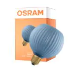 Osram Decor LED Lamp Blau Glas LED E27 Globe Matt 3.5W 300lm - 827 Extra Warmweiß | Ersatz Für 25W