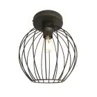 Emibig Deckenleuchte Nest Stahl Schwarz | Geeignet für 1x E27 - Max 15W