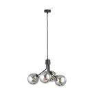 Emibig Pendelleuchte Nova Stahl Schwarz | Geeignet für 4x E14 - Max 10W
