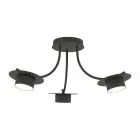 Emibig Deckenleuchte Enso Stahl Schwarz | Geeignet für 3x GX53 - Max 12W