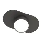 Emibig Deckenleuchte Stilo Stahl Schwarz | Geeignet für 1x GX53 - Max 12W