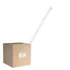 Multipack 6x Osram LEDinestra HD Lighting S14s 9.9W 1055lm - 927 Extra Warmweiß | Höchste Farbwiedergabe - Dimmbar - Ersatz Für 75W