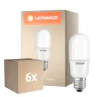 Multipack 6x Osram LED Superstar E27 Linear Matt 11W 1050lm - 940 Kaltweiß | Höchste Farbwiedergabe - Dimmbar - Ersatz Für 75W