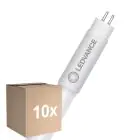 Multipack 10x Ledvance LED Röhre T5 AC Mains P Mains (AC) High Output 11W 1700lm - 865 Tageslichtweiß | 55cm - Ersatz Für 24W