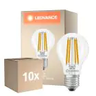 Multipack 10x Ledvance Classic LED E27 Birne Fadenlampe Klar 11W 1521lm - 840 Kaltweiß| Ersatz Für 100W