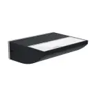 Eglo Wandleuchte Sorronaro Aluminium Schwarz 10W 1000lm - 830 Warmweiß | IP65