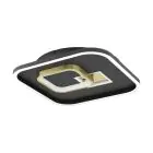 Eglo Wand und Deckenleuchte Tiriolo Stahl Schwarz Gold 16.2W 2100lm - 840 Kaltweiß | IP20 