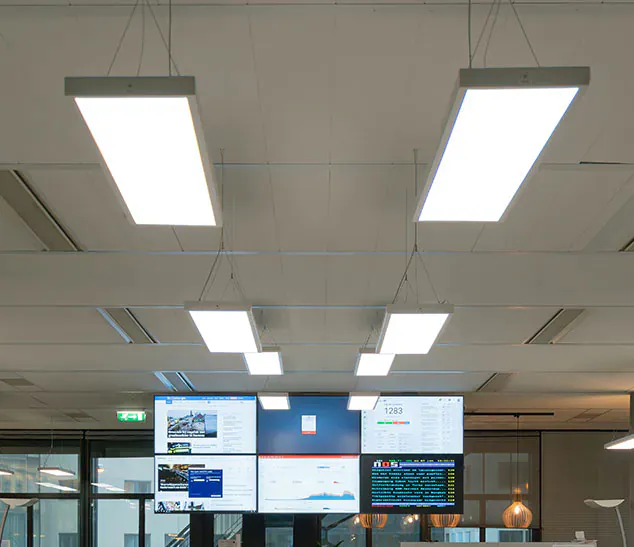 Beleuchtung mit Panels